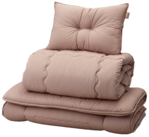 ハッチ業務用寝具サービス 遠赤外線ふとん4点セット シングル 和タイプ